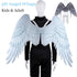 Halloween 3D Angel wings and Demon wings costume unisex soft adult and kids for halloween cosplay